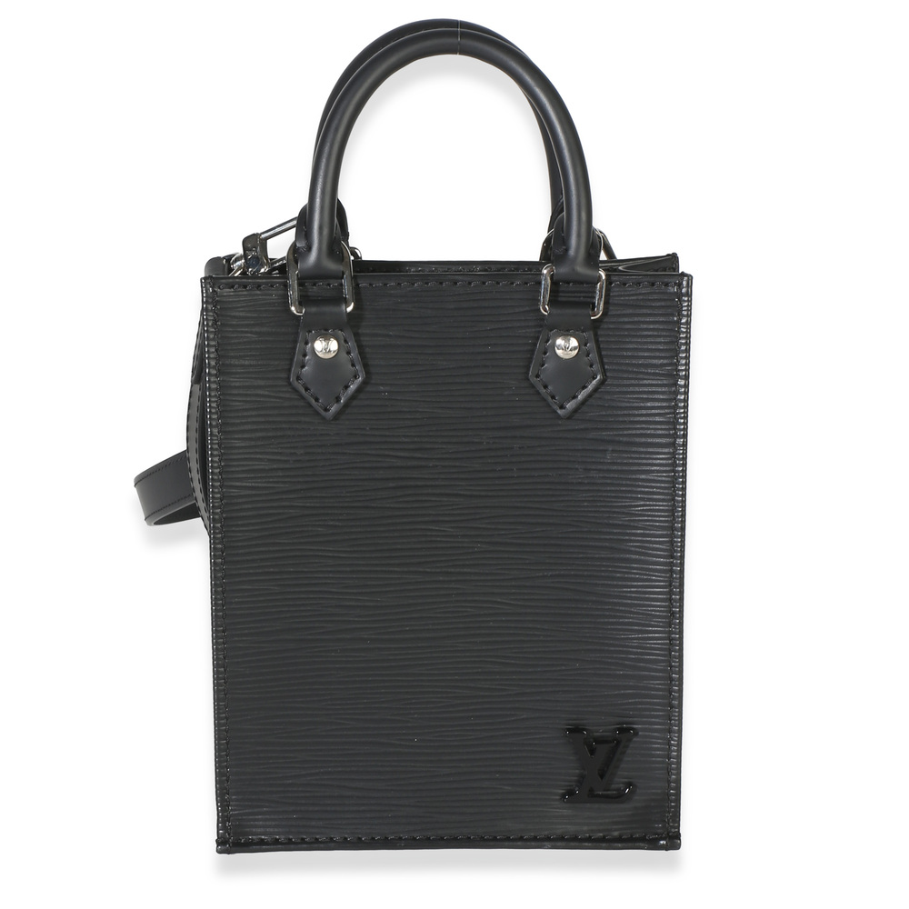 Louis Vuitton Black Epi Petit Sac Plat